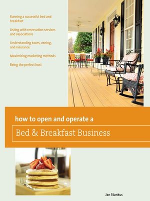 cover image of How to Open and Operate a Bed & Breakfast